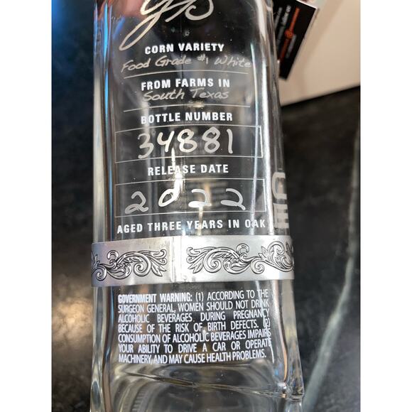 EMPTY Garrison Brothers SMALL BATCH Bourbon Whiskey Bottle 750ml - Picture 7 of 7